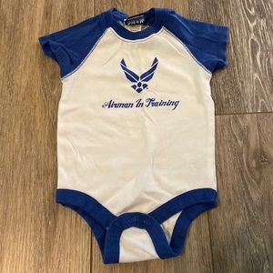 Airman in training air force onsie